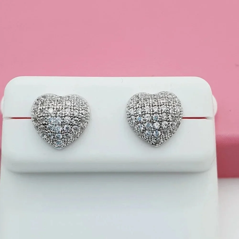 - 925 Sterling Silver Cubic Zirconia Earrings, U19254544